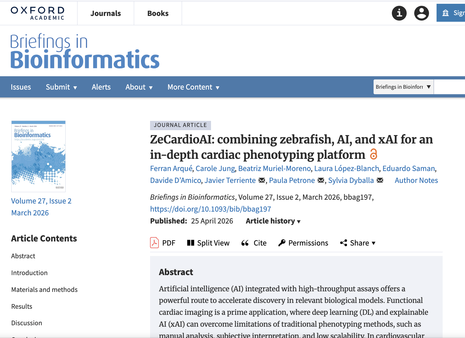 ZeCardioAI: combining zebrafish, AI, and xAI for an in-depth cardiac phenotyping platform